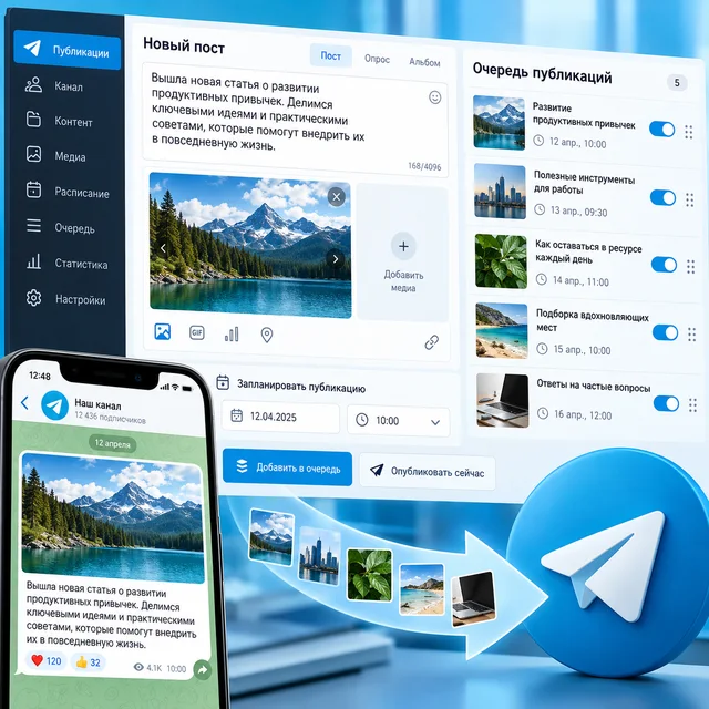 Автоматическая публикация в Telegram