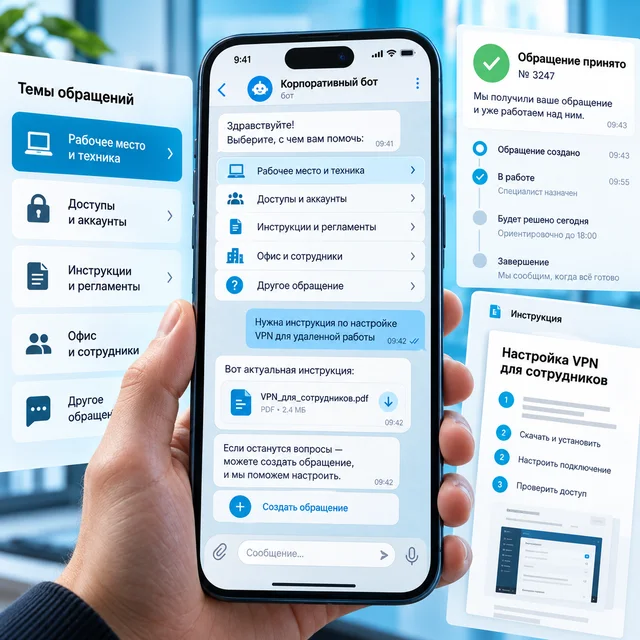Корпоративный бот в Telegram
