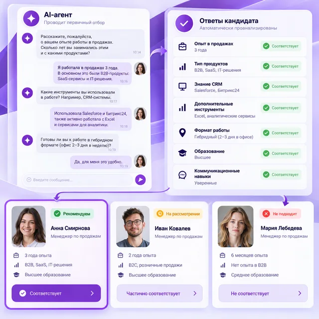 AI-агент первичного отбора кандидатов