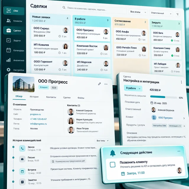 CRM под процессы компании